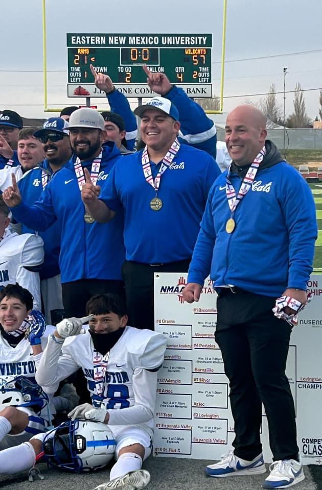 Snyder has made a massive move hiring Lovington’s Anthony Gonzales to be their new Head Football Coach/AD. He will be school board approved Thurs. Gonzales returns to Texas after 8 solid seasons with the Wildcats, earning multiple New Mexico State Titles, including 2023.