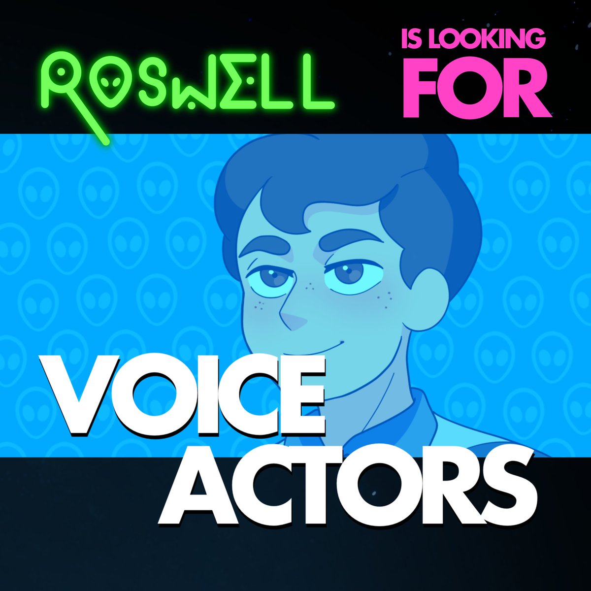 roswellseries's tweet image. 🎙️Call for Voice Actors!

We’re excited to announce auditions for a secret project for Roswell and we’re searching for talented voice actors of all ages and genders! If you’re interested, please send your demo reels to RoswellAnimations@gmail.com. ✨👽