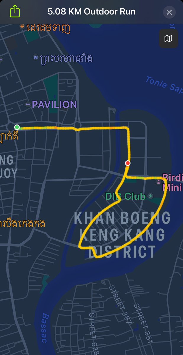 Back to the grind, weekday 05am 5k #run in #PhnomPenh. Will follow this up with 10” #skiprope to improve my conditioning, trash right now. Adding a 15k run on Saturdays & a 50km #bike ride on Sundays. Need to get in shape for my inglorious return to #muaythai sparring next week.
