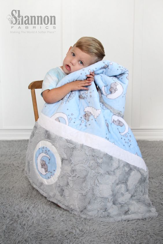 Check out the adorable #Lullaby Lucky Star Cuddle #Kit! It's a #cozy and #soft #quilt made with #MINKY from Shannon Fabrics. Perfect for #babyshowers and gifts for #babyboys  Get yours on Etsy now! #babyshower #etsy buff.ly/4744sUh  #etsy buff.ly/406jl55