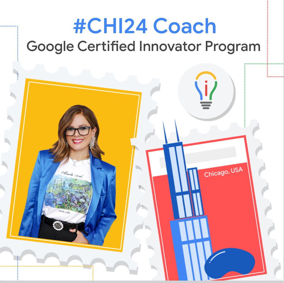 I'm joining the new cohort #CHI24 as a coach! 🤩 Can't contain my excitement! #VIA20 was mind-blowing online, imagine how INCREDIBLE it's going to be in person! 🎉 So many great minds and innovative ideas, can't wait to be a part of it! #excited #GoogleEI @GoogleForEdu