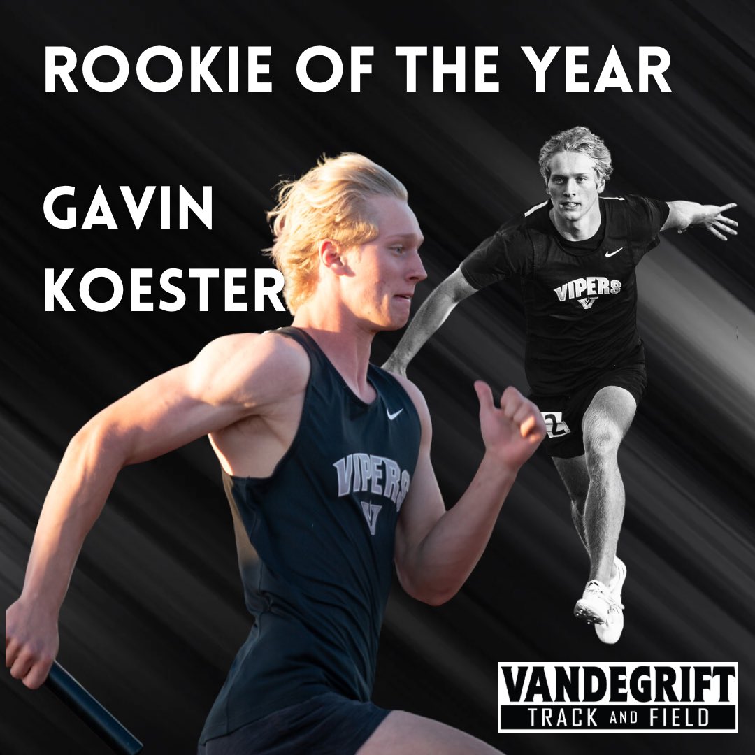 Freshman Gavin Koester is your boys Rookie of the Year!