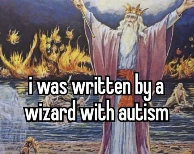 🧙‍♀️🧙🧙‍♂️🙌🙌🙌

#Autism  #Autistic #AutismAcceptanceMonth #AutismAcceptanceWeek #ActuallyAutistic  #Neurodivergent #Memes