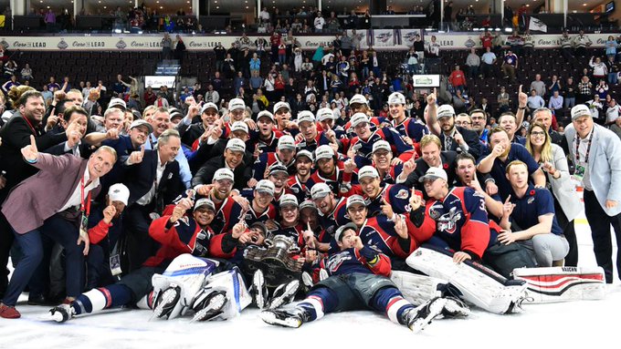 On this day in 2017, @SpitsHockey defeated the Erie Otters to win their third Memorial Cup #Hockey365