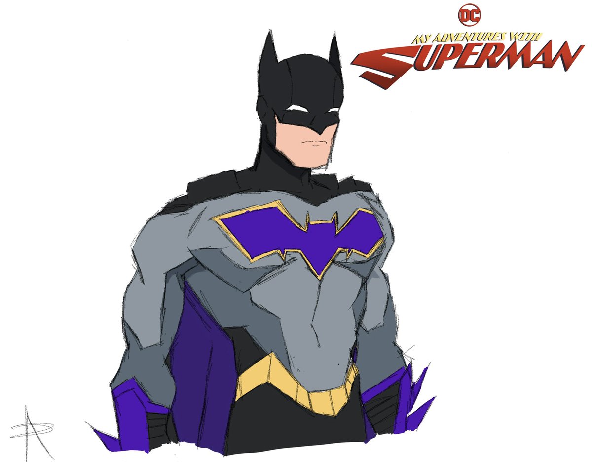My  #myadventureswithsuperman Batman design