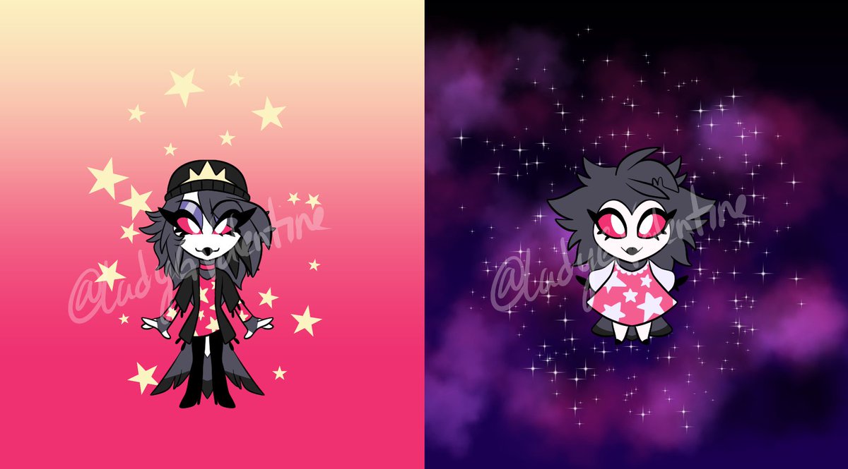 Next lenticular design is Via! 🥰❤️ For the tamagotchi collab I'm doing with @_asongstress ❤️ #HelluvaBoss #Octavia