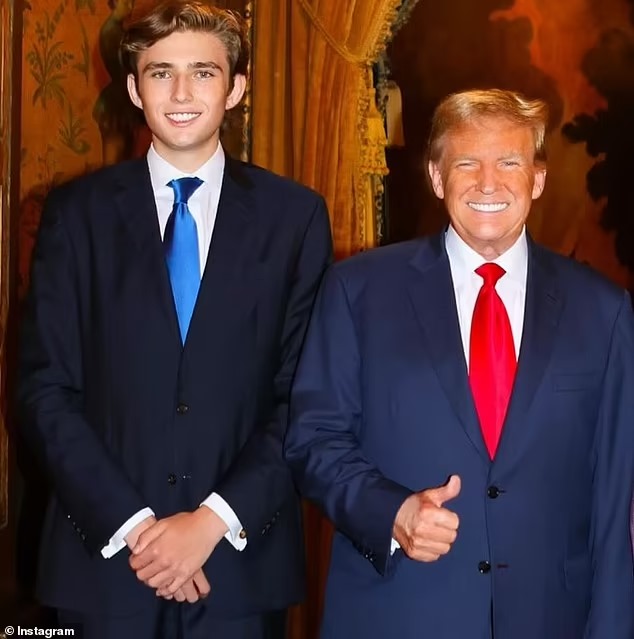 🇺🇸BARRON TRUMP EYES POLITICAL FUTURE

18-year-old Barron Trump is beginning to carve his own path in the political landscape. 

According to insiders, Barron has expressed a big interest in politics, and has hosted key conservative figures at Mar-a-Lago, such as Patrick Bet-David…
