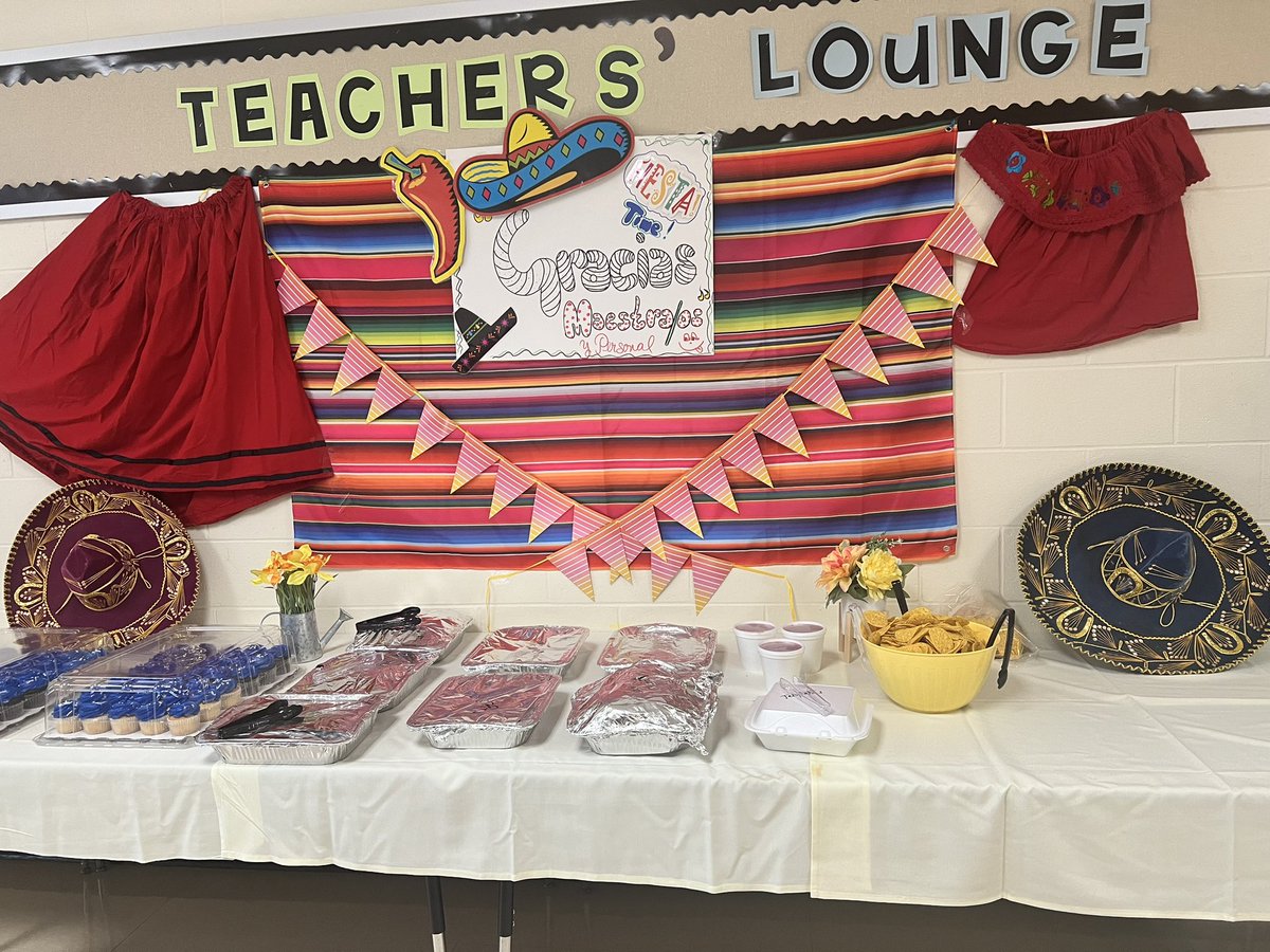 elementary_mc's tweet photo. Day 3 of Teacher Appreciation Week so why not have a Fiesta!! 🪅 https://t.co/NvHVPV6pk1