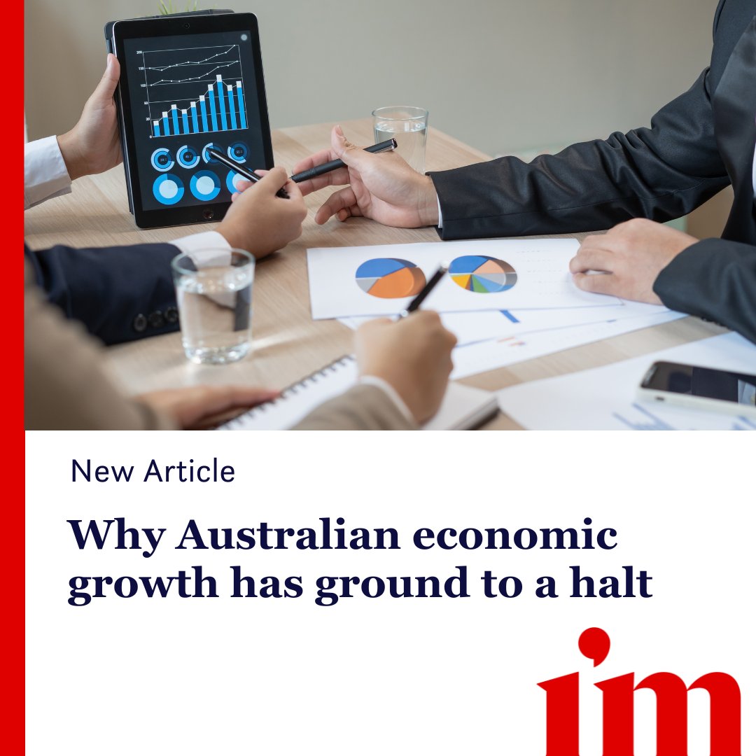 Worryingly, Australian economic growth decreased each quarter of 2023 so the economy has been in deceleration mode for some time now. We take a look under the hood for a guide as to what’s coming next.

Read our latest article at investmentmarkets.com.au/articles/macro…