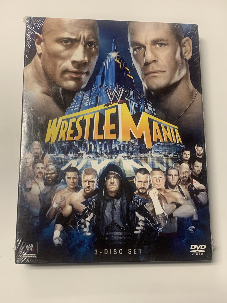 Just Added Some #WWE Wrestlemania DVD’s to our Website at TheWrestlingUniverse.com