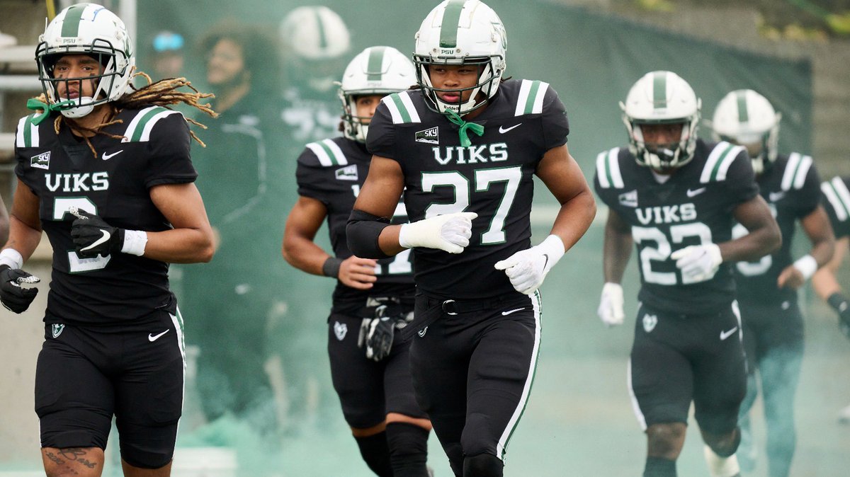 After a great conversation with @coachapatterson I’m truly blessed to say I’ve EARNED my 3rd D1 offer to @psuviksFB Go VIKS!!! @iamcoachMB @BlairAngulo @BrandonHuffman @GregBiggins @247Sports @aggiefootball05 @WRHitList @KyleMorgan_XOS @702HSFB @PrepRedzoneNV