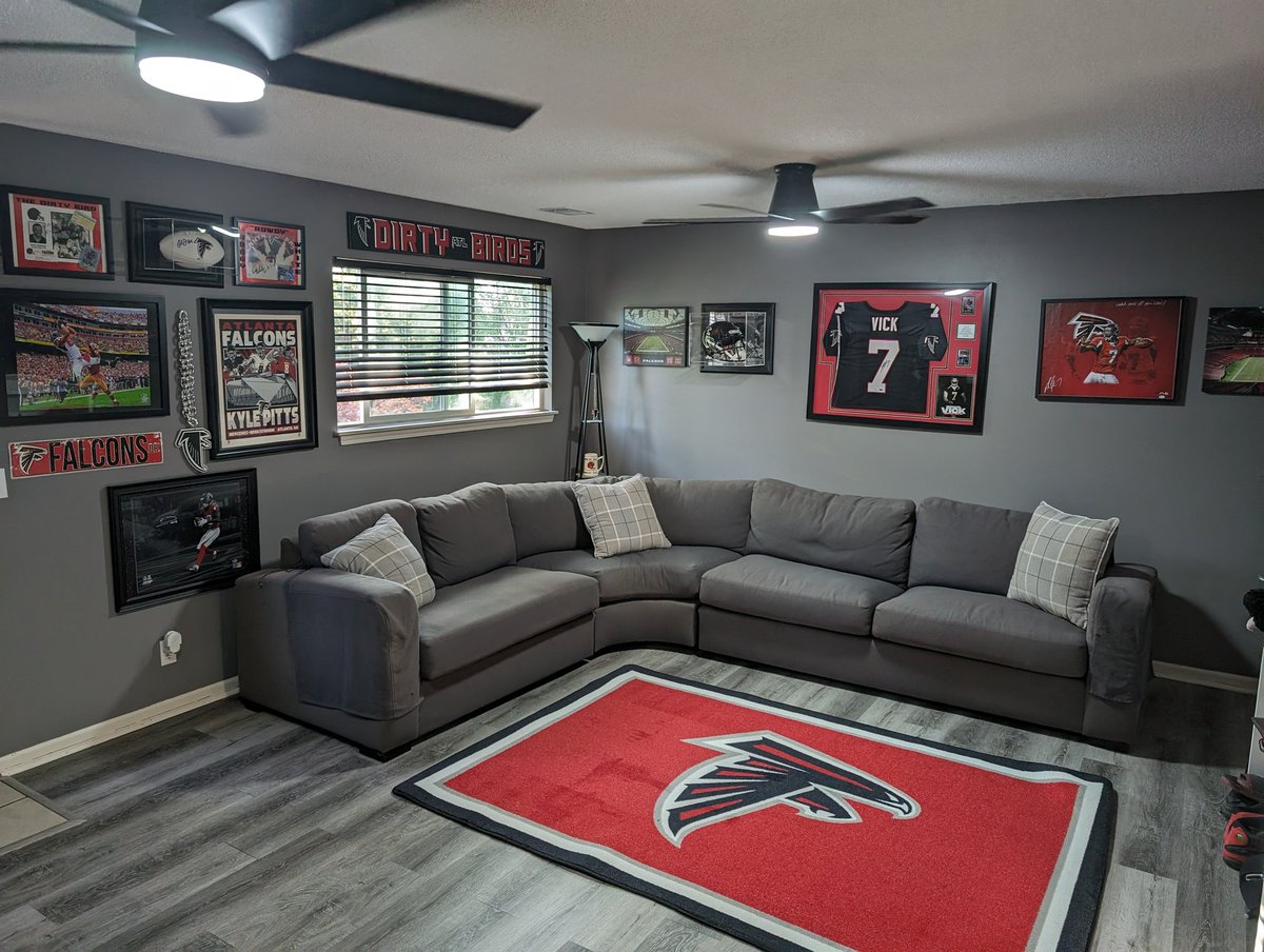My man cave coming together! #DirtyBirds