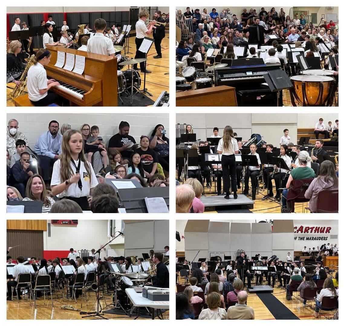 To continue our VIM shout-outs at #d23mac, our Band concert had so many #PeakMoments; from great music to awards for most improved, most spirit, best section, and perfectionist ribbon. Amazing work being in the moment and winning the day Marauders! #PROU… instagr.am/p/C6unZJSonwC/