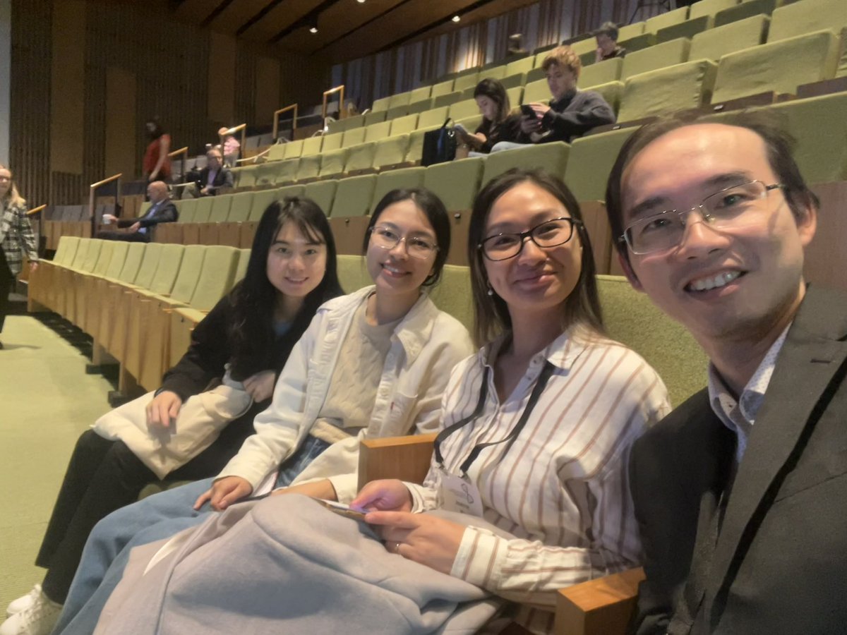 The ion channel functional genomic team from the @VictorChangInst attending #ICCG2024 held at Brisbane. PhD student @joanne_gjm will present her SCN5A patch clamp assay for Brugada Syndrome tomorrow at the oral prize session, a collaboration with @amglazer @mjoneill95 Good luck!