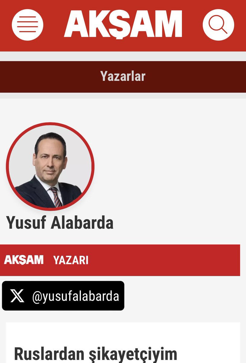 YUSUF ALABARDA’DAN ENFES BİR YAZI… MANSUR YAVAŞ VE FETHİYE YAŞAR’IN İÇİNDEN GEÇMİŞ… TEŞEKKÜRLER ALABARDA… “RUSLARDAN ŞİKAYETÇİYİM”🔻 Geçtiğimiz gün değerli arkadaşım Atay Uslu'nun gönderdiği mesel o kadar anlamlıydı ki zayi olsun istemediğimden sizlerle buluşturmaya karar…