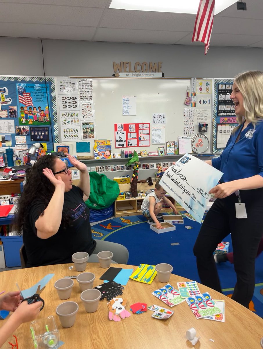 mrs_spight's tweet photo. SFT PreK is quite literally blazing a trail! FIVE grant recipients all to support our preschool learners. Proud is an understatement. Thank you @OurISDF 💙 #isdstrong #TrailblazerTRUE https://t.co/60IUkQ9YDN