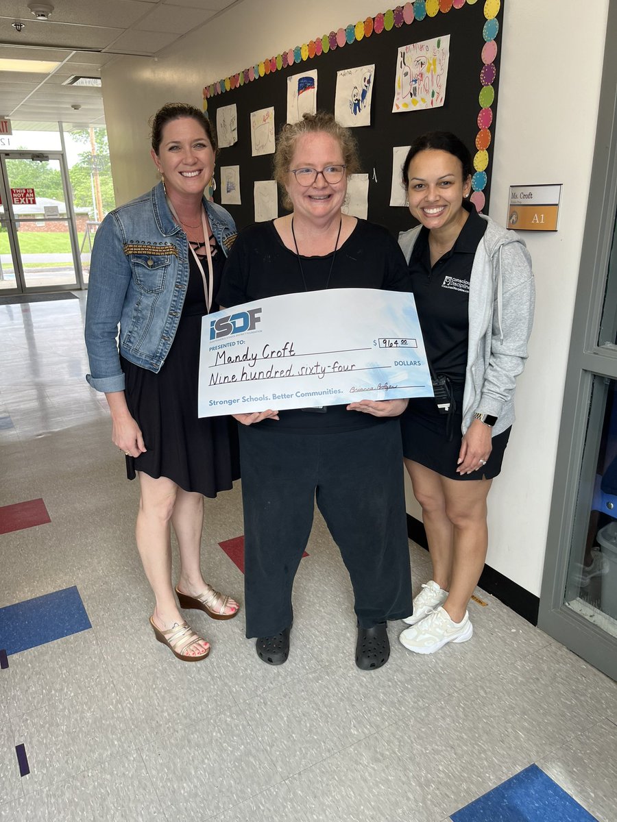 SFT PreK is quite literally blazing a trail! FIVE grant recipients all to support our preschool learners. Proud is an understatement. Thank you <a href="/OurISDF/">ISD Foundation</a> 💙 #isdstrong #TrailblazerTRUE