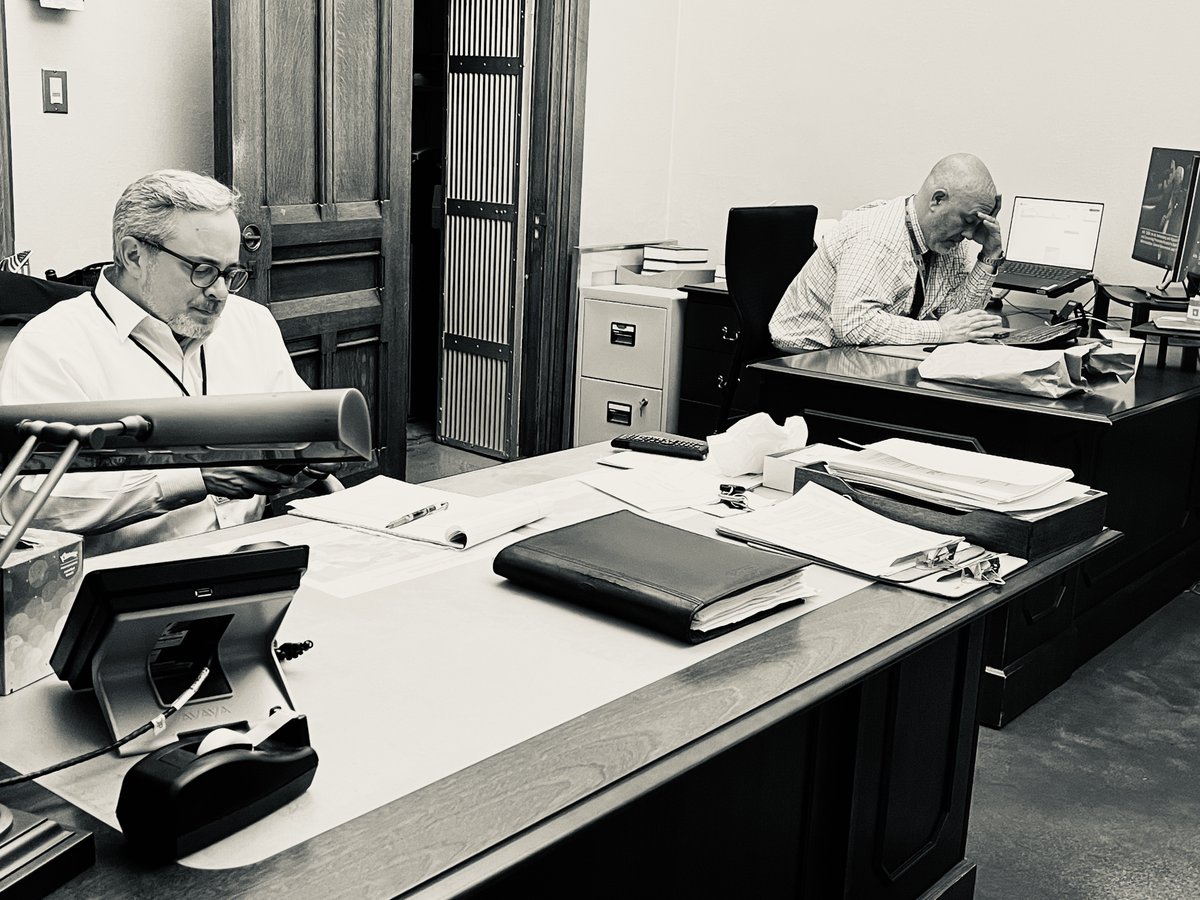 Close to only three hours remain of the legislative session, and Team SOTS is projecting a West Wing vibe as they burn the midnight oil to get the work done. #government #civics #elections #voting #business #smallbusiness #WestWing
