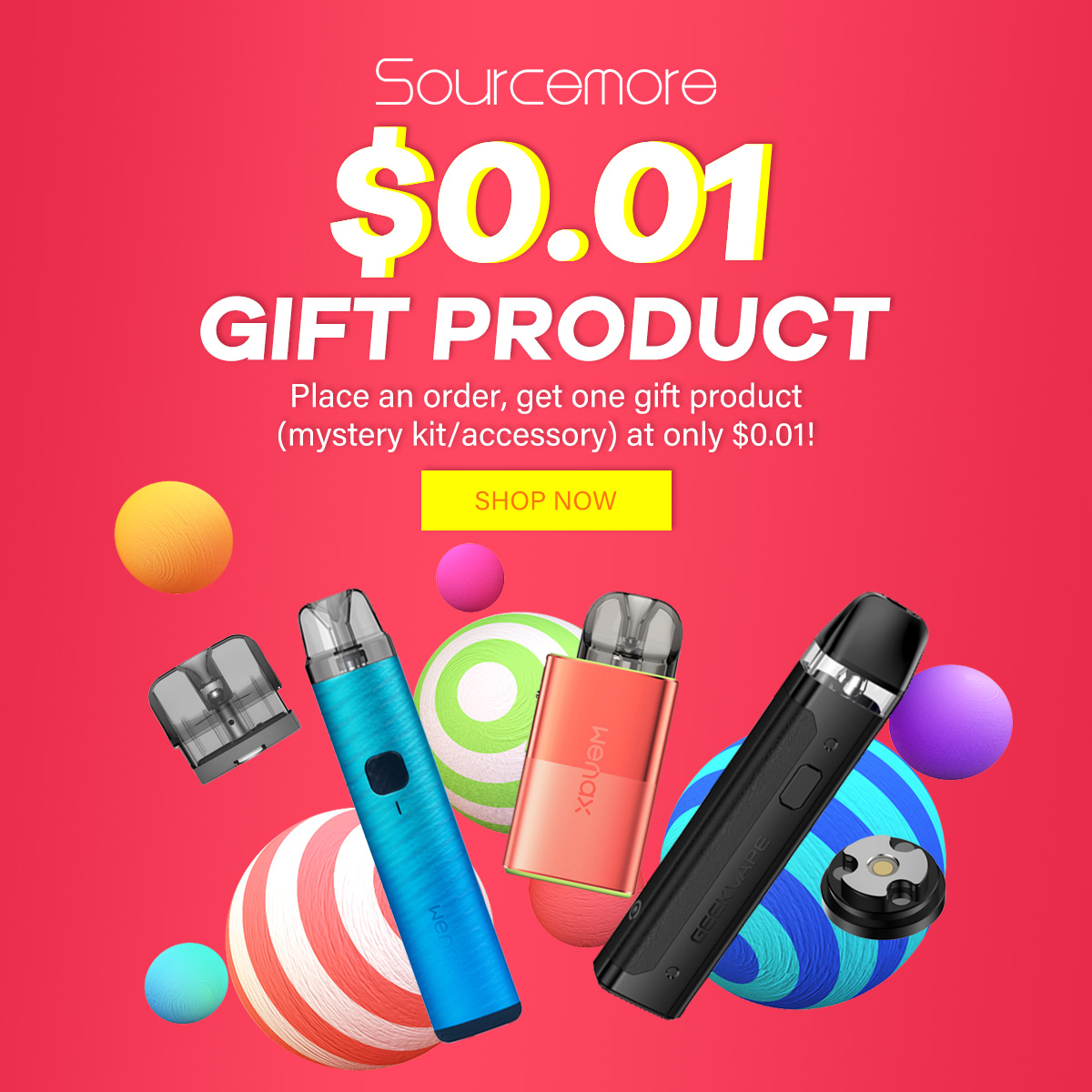 Sourcemore $0.01 Gift Product Sale🔥🔥

👏Place an order, get one mystery kit/accessory at only $0.01!
⏪Sale Link: sourcemore.com/2024-gift-prod…

We reserve all the rights for final explanation.
Feel free to write to us at service@sourcemore.com if you have any doubts.🥰
