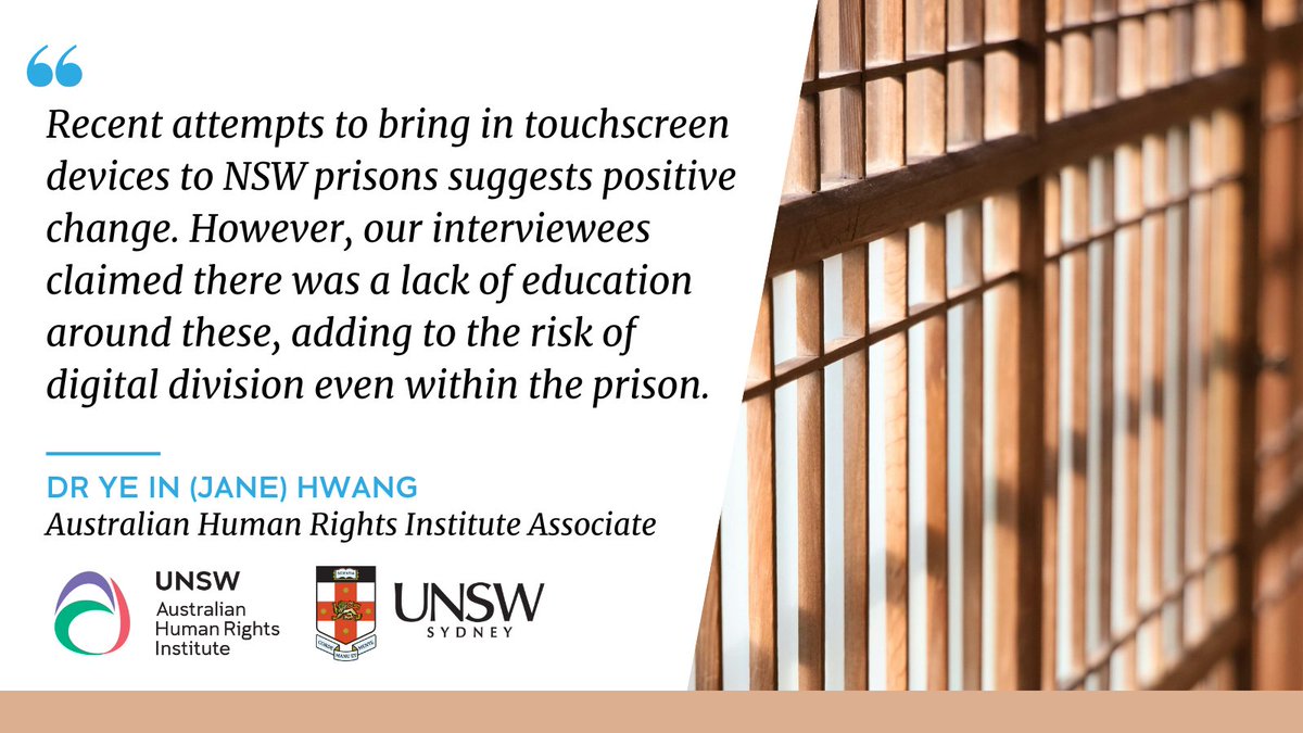 COMMENTARY | Many prisoners go years without touching a smartphone. It means they struggle to navigate life on the outside. Institute Associate @JaneYIH_ looks at how prisons can better prepare inmates for life once they’ve served their time: bit.ly/4a8cL2t