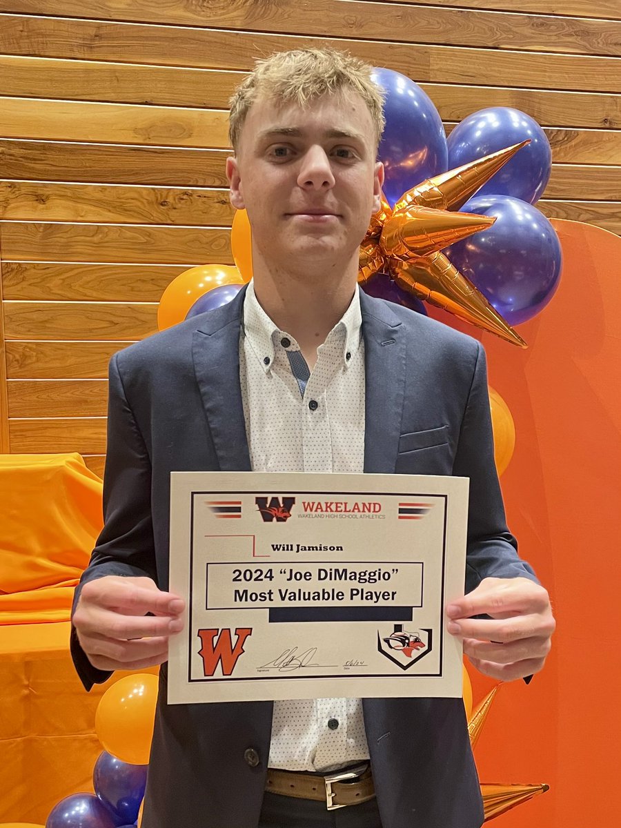 I was honored to be named <a href="/WakelandBaseba1/">WakelandBaseball</a>’s team MVP of the 2023-24 year. I loved playing with this group of guys, and am now ready to get after it this summer. 

<a href="/rnicholson28/">Ryan Nicholson</a> <a href="/Nestc/">Clayton Nester</a> <a href="/DTigersNester25/">Dallas Tigers Nester 2025</a>