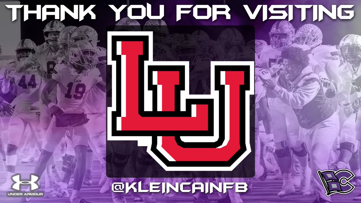 Thank you to @LamarFootball for stopping by to check out @KLEINCAINFB #RECRUITTHEREIGN #STORMSURGE24 #REIGNCAIN
