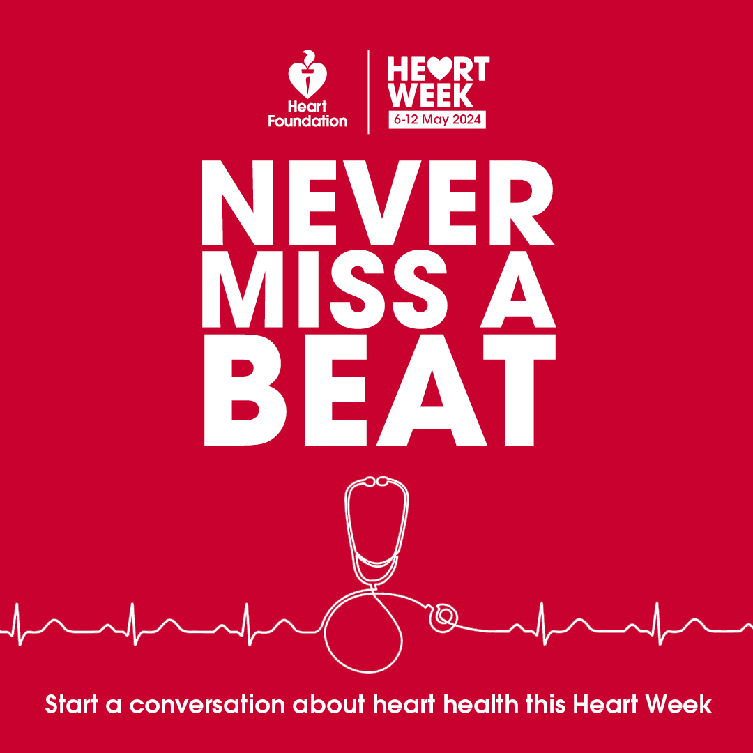20 minutes can mean a lot for your heart 🫀

A Heart Health Check isn’t just a routine appointment; it's a crucial step in understanding your heart's health and preventing potential issues down the line. 

Learn more on the Heart Foundation website: hubs.ly/Q02w65q_0