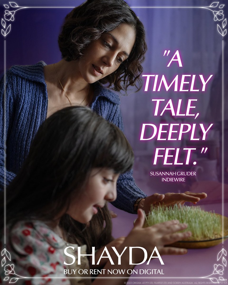 Feel the timely tale that is #ShaydaFilm. Buy or rent it now on Digital: bit.ly/ShaydaMovie