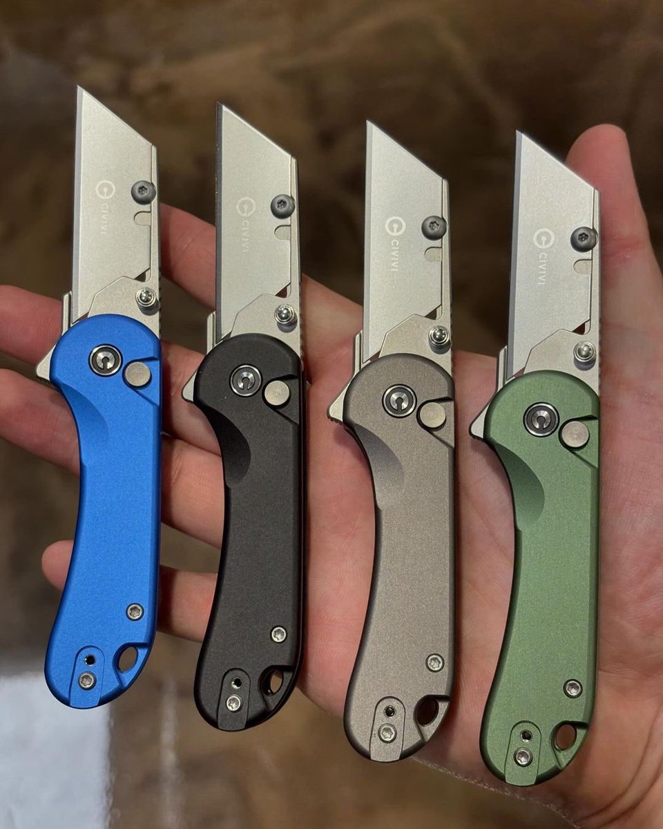 CIVIVI Elementum Button Lock Utility Blade is available now Which color will you prefer? civivi.com 📸 riversedgecutlery