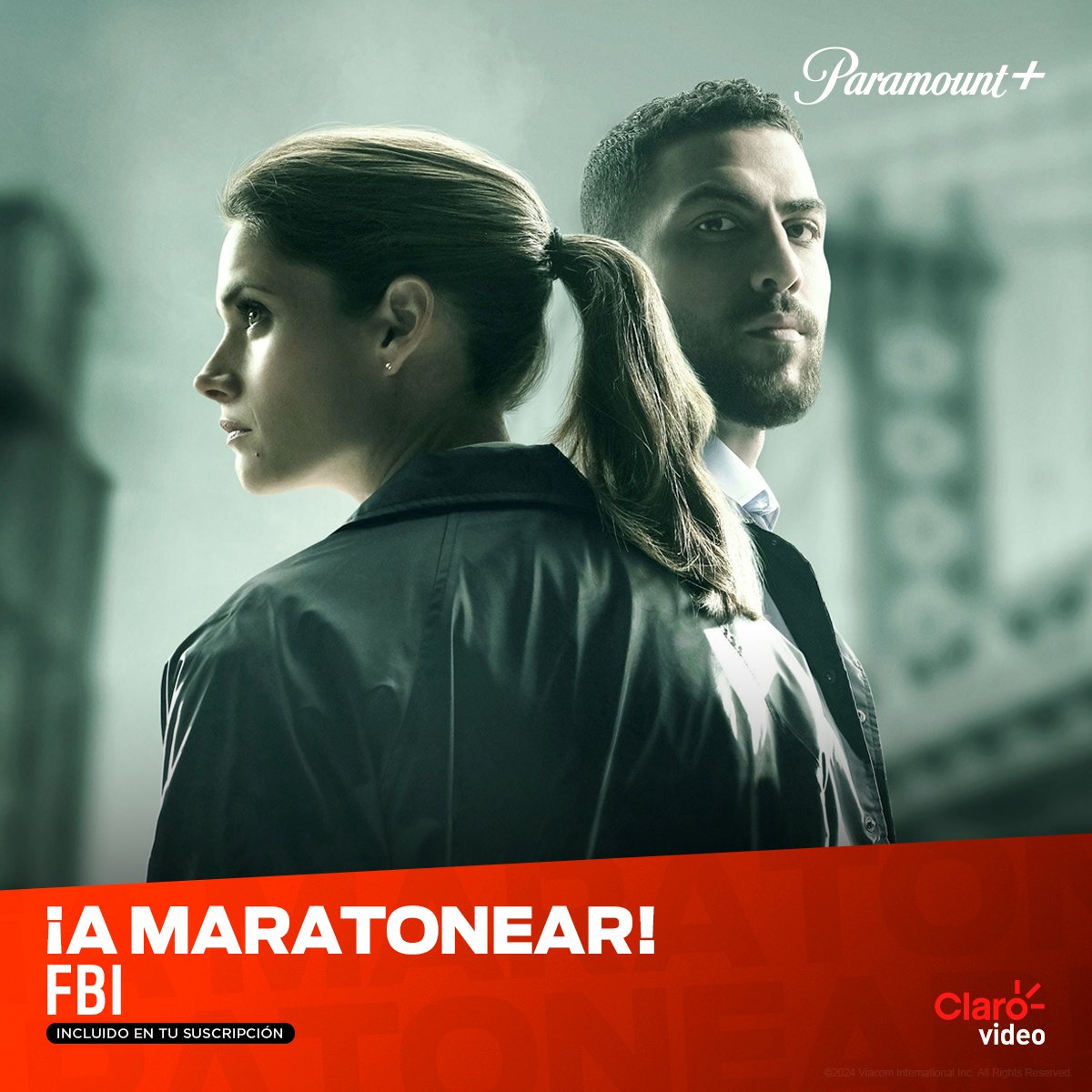 ¡El #TioClaro te invita a ser parte del 𝗙𝗕𝗜 en Nueva York! 🚔 🗽 ¡Dale PLAY a esta serie por #ParamountPlusEnClarovideo! 🚨 ow.ly/kBwJ50RxAiH