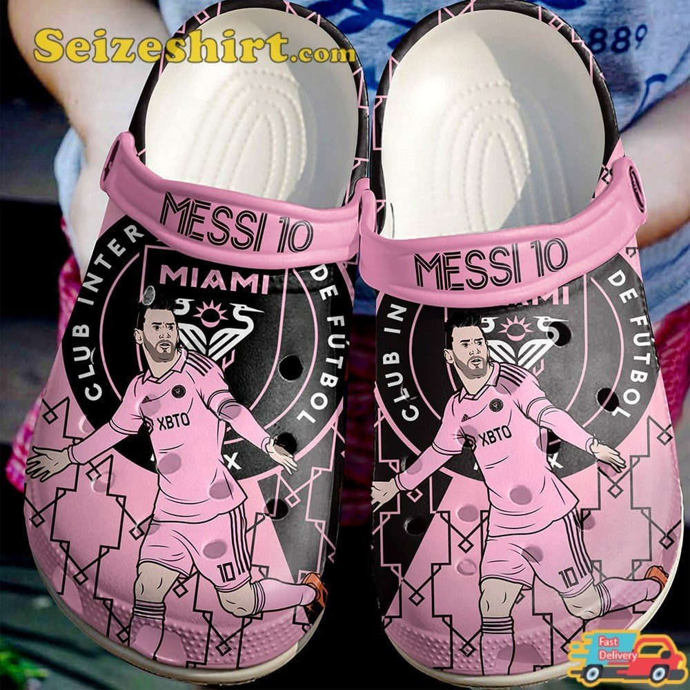 Lionel Messi Inter Miami US Crocs 
seizeshirt.com/messi-10-miami… 
Explore more Messi Merch on Seizeshirt.
#Messi #InterMiami #Leomessi #PSG #Scoccer #Seizeshirt