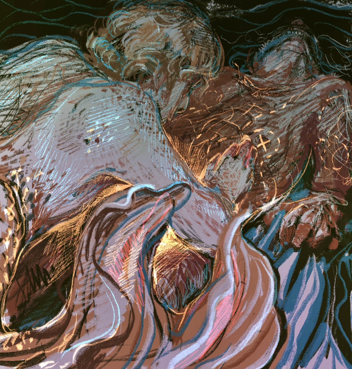 loockhar's tweet photo. treasure hunt 
#OFMDMerMay #OFMDMerMay2024 #SaveOFMD #mermay2024 #OFMDfanart #gentlebeard #mermay  #ofmdmermay2024day4  #mermay2024day4 #merstede https://t.co/0brXXmrRzD
