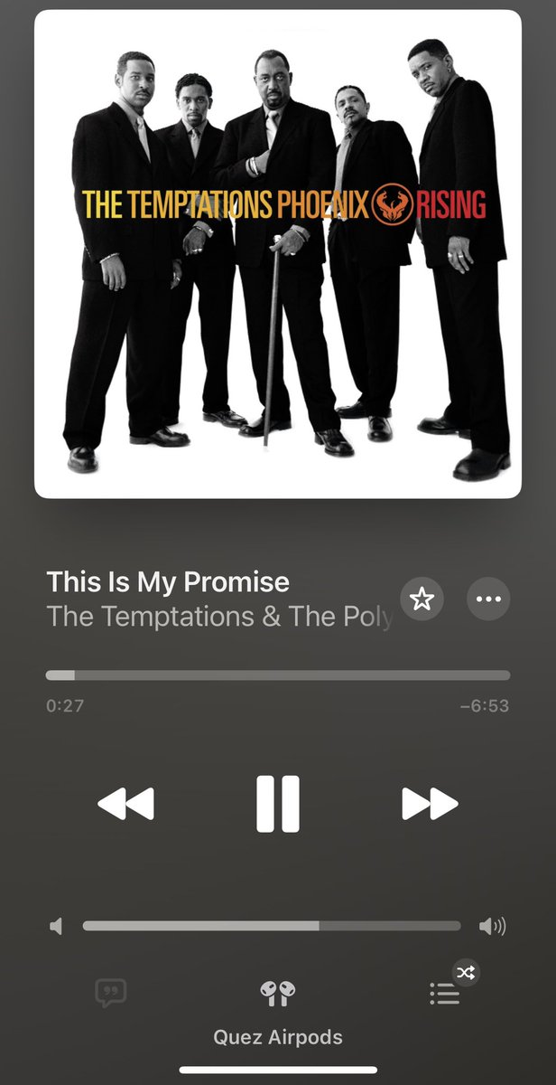 NO CHEATING!!!! What are you listening to right now??? 

One of my absolute favorites by @thetemptations