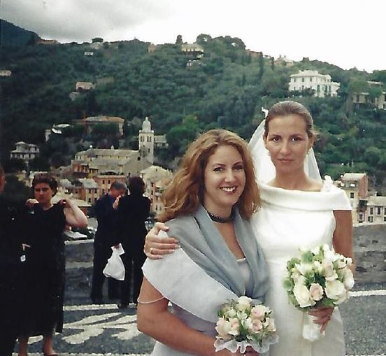#WaybackWednesday My best friend's wedding in #portofino #Italy Beautiful bride, beautiful person, love ya Fran!