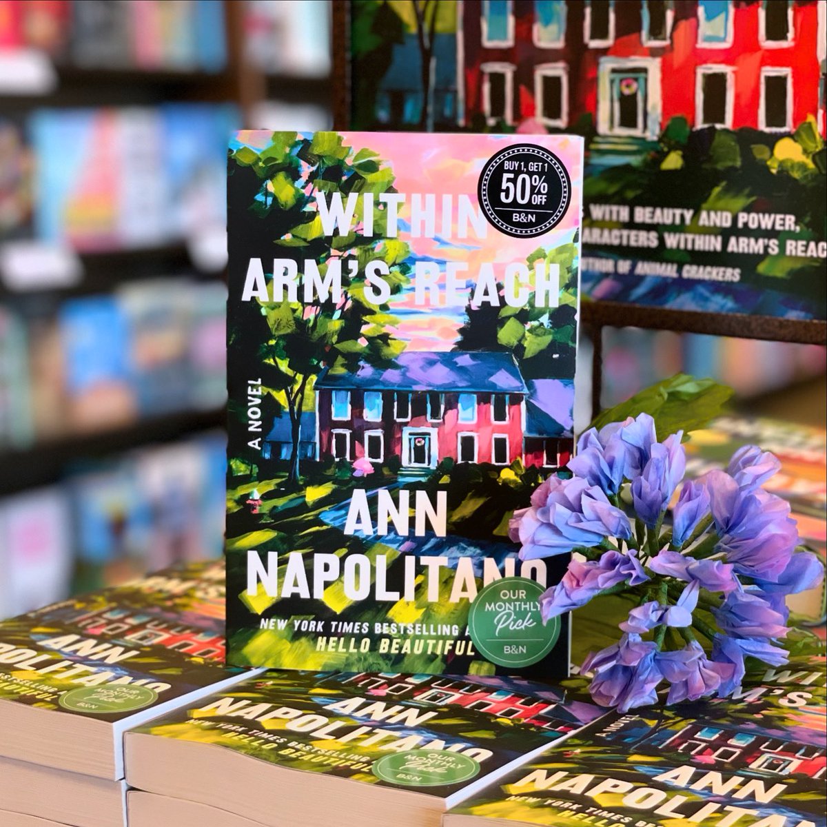 Just in time for Mother’s Day, we’re highlighting an oft-overlooked family drama from one of our favorite authors. 
@annnapolitano @barnesandnoble #withinarmsreach #mothersday #familystories #ourmonthlypicks #fictionreads #mustread #bookstagram #readersofinstagram