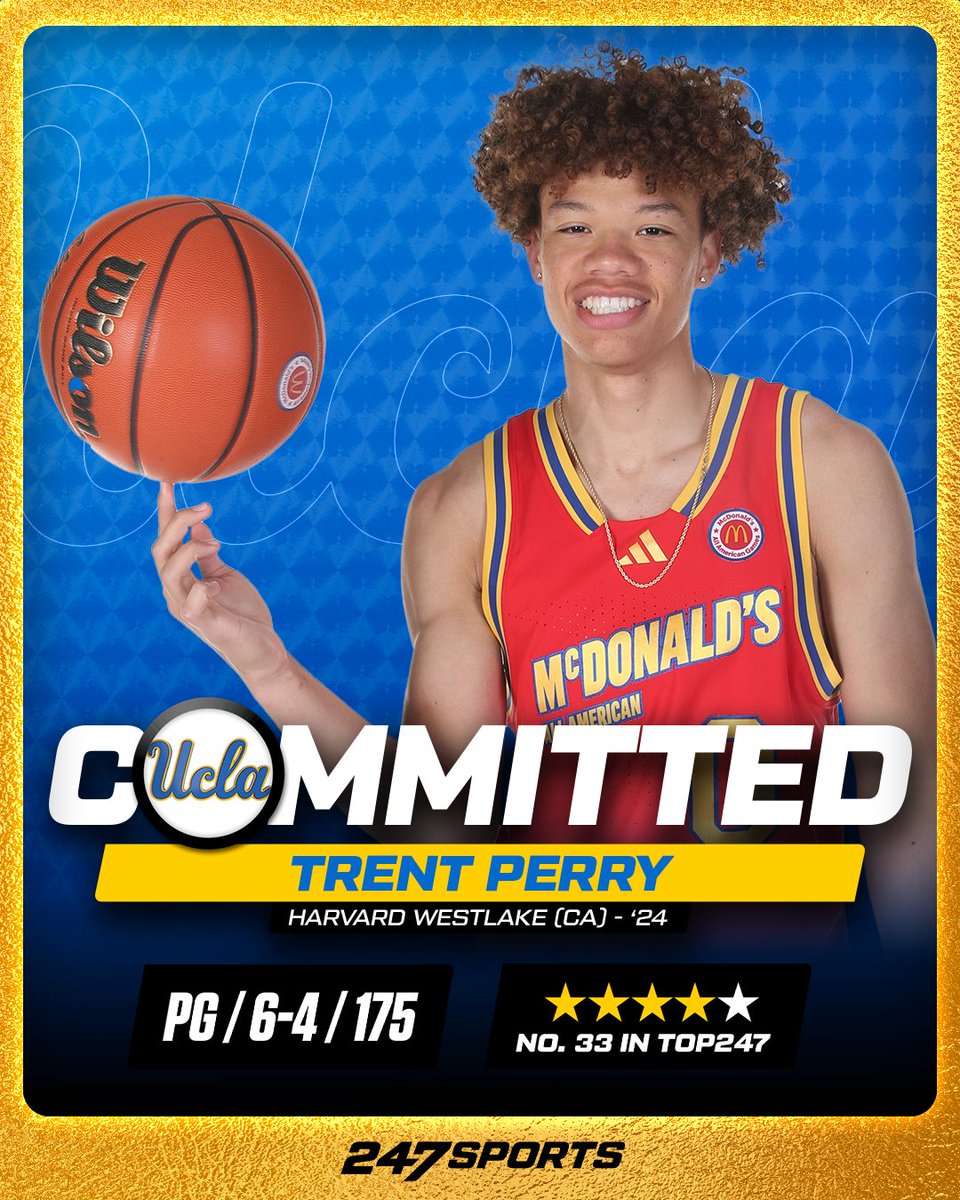 What is #UCLA getting in newest commitment Trent Perry and how can he help out Mick Cronin and the Bruins? We take a deep dive into the McDonald's All-American for our VIP subscribers. 247sports.com/college/basket…