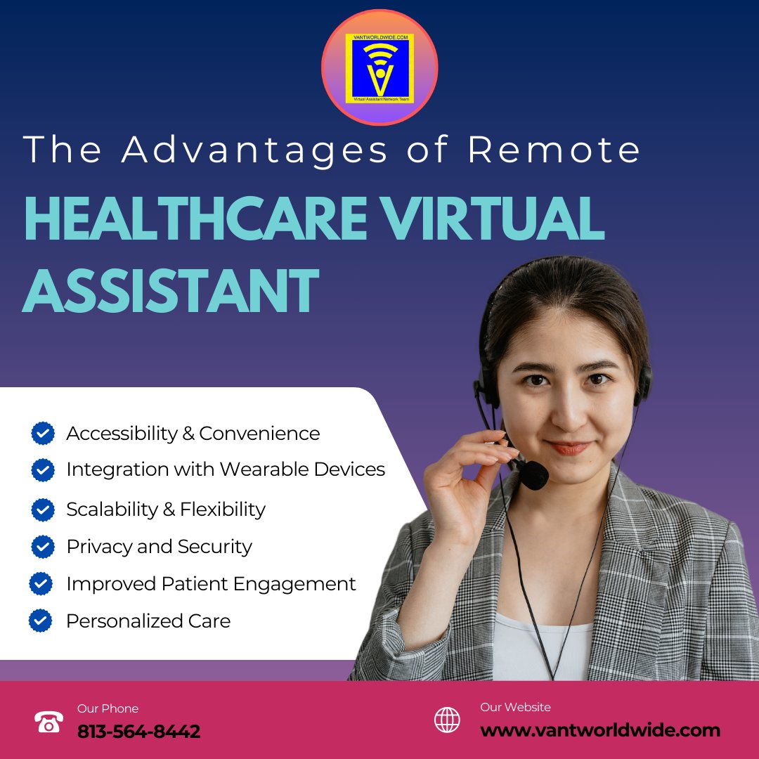 Elevate your medical practice with VANT, the premier global virtual assistant. Streamline operations, enhance patient care, and expand your reach effortlessly

#vantworldwide #virtualservices #realestate #healthcareva #bigtosmallbusiness