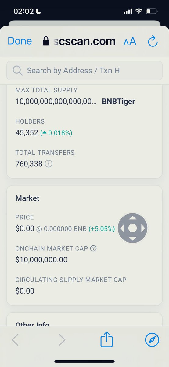 Yes #bnbtiger doing great 👍 holders rising up ⬆️ amazing keep investing guys and tell your friends 6 zeros deleted very soon! Will make you a lot of money this token 100% @BnbTigerInu #crypto