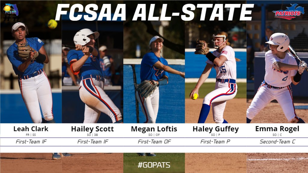 Five Patriots Named to the FCSAA All-State Team🙌