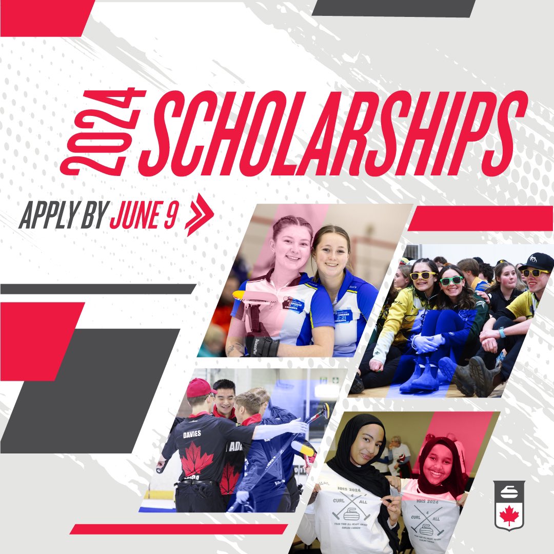 Attention all student-athletes! 🚨 20 SCHOLARSHIP OPPORTUNITIES WORTH $2,500 EACH! 🌟 You could be eligible for the For the Love of Curling Scholarship and/or the Fran Todd All Heart Scholarship. See full program details & apply by June 9 at curling.ca/scholarships20… 👏🏻