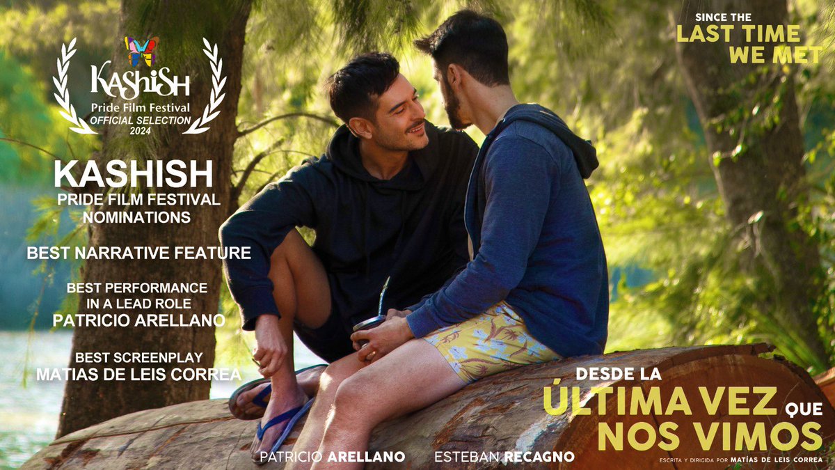 “Desde la última vez que nos vimos” tiene 3 nominaciones en <a href="/KashishFilmFest/">KASHISH Pride Film Festival</a> de India: 
- MEJOR PELÍCULA NARRATIVA
- MEJOR GUION
y… yo como MEJOR ACTOR PROTAGÓNICO 🥹🙏🏻
Eternamente agradecido a este proyecto y todas las cosas hermosas que trajo. 
Cc <a href="/matiasdlc/">Matias De Leis Correa</a>
