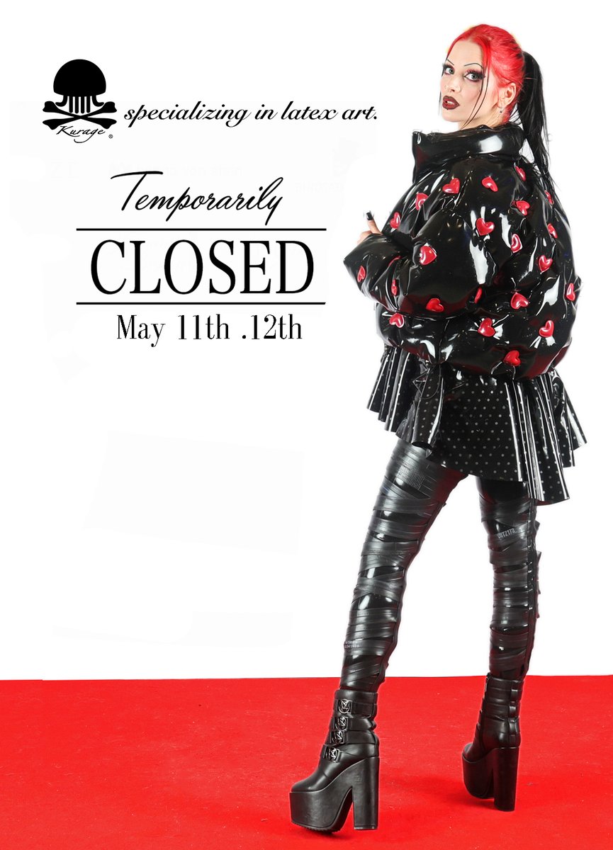 #Kurage : specializing in latex art.

Please note that we will have a temporary closure on
this weekend
Saturday & Sunday, May 11 and 12
We apologize for the inconvenience.

#kuragelatex