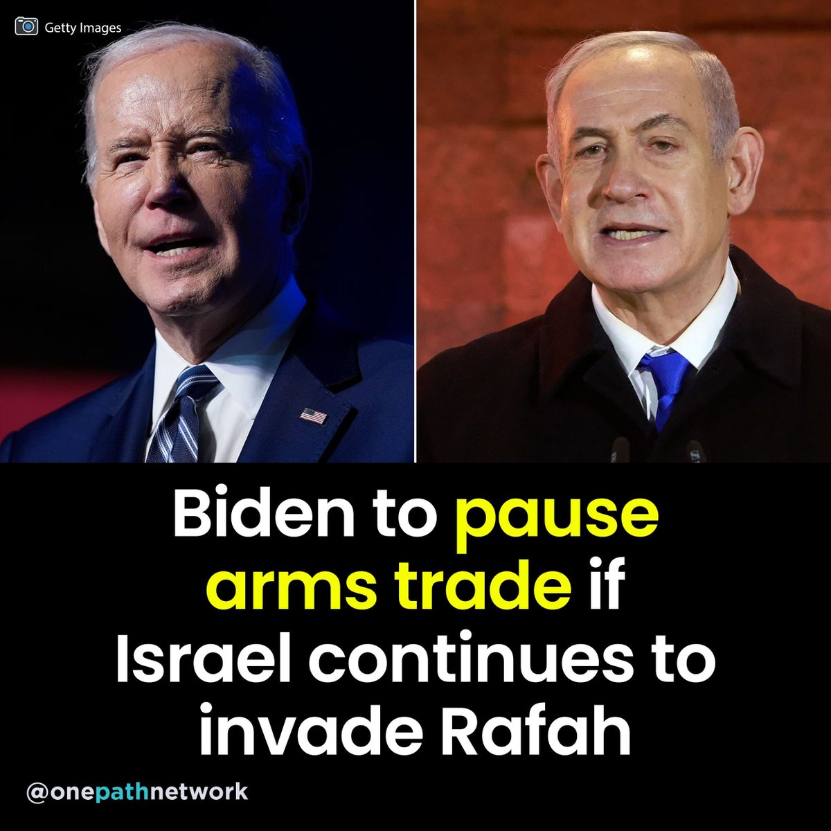 🇺🇸🇮🇱 Biden to pause ammunition shipment to Israel for Rafah defiance. Is Rafah really a ‘red line’ to the world, or will we all witness the onslaught? #RafahUnderAttack #AllEyesOnRafa
