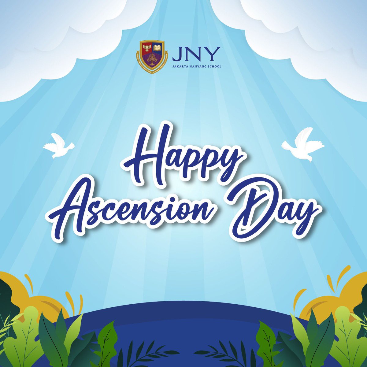 On this Ascension Day, may we elevate our hearts with gratitude, our minds with wisdom, and our souls with purpose. Wishing you a journey filled with divine blessings and inner peace.

#JNYSchool #children #school #Kindergarten #PrimarySchool #SecondarySchool #JuniorCollege