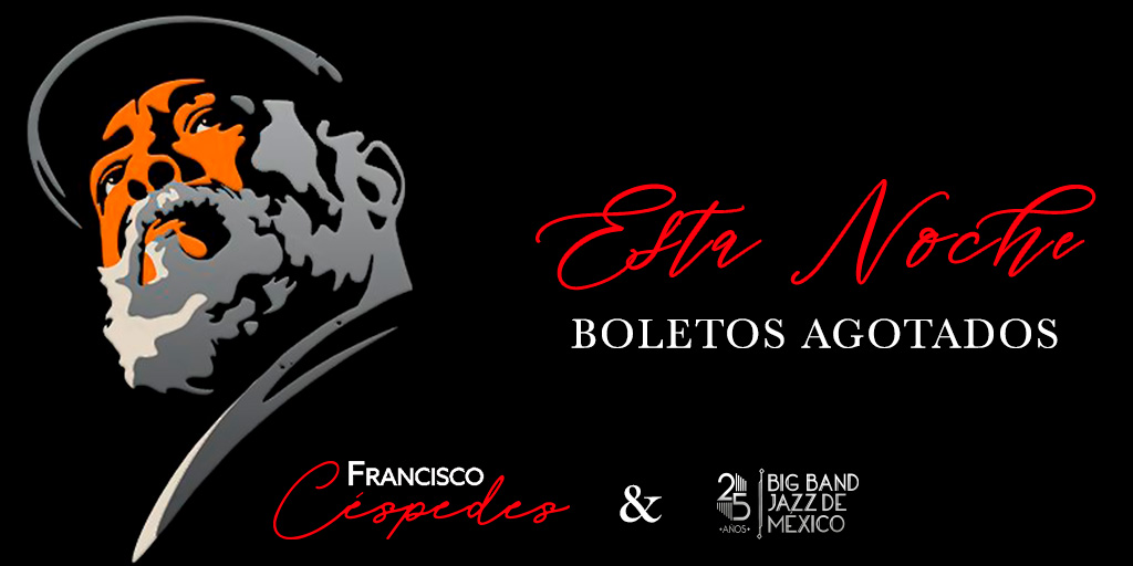 💝 Comenzamos los festejos por el Día de las madres con @FPanchoCespedes y La @BigBandJazzMx 🎟️🎟️Boletos agotados. ⏰Horarios. Estacionamiento: 19 h Puertas: 20 h Show: 21 h