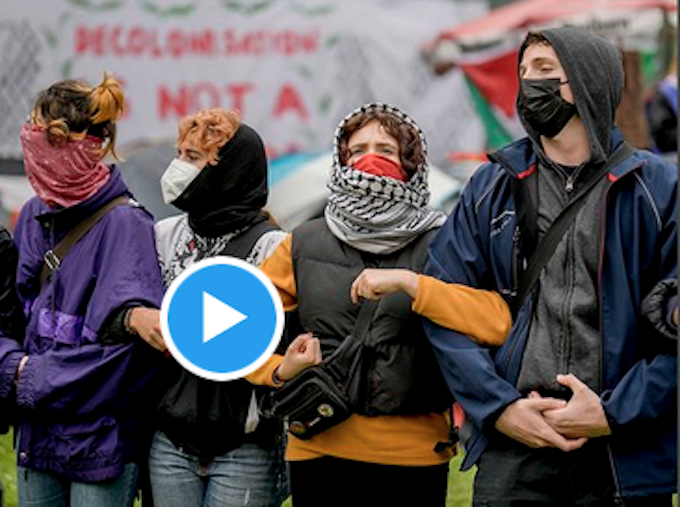 US lawyer threatens masked student Gaza protesters with ‘KKK’ felony charges #AsiaPacificReport #AlJazeera #GazaGenocide #Palestine #StudentProtests #facemasks #universities #humanrights #NZprotests @palestine @uriohau @OnlinePalEng @EyeonPalestine 
asiapacificreport.nz/2024/05/09/us-…