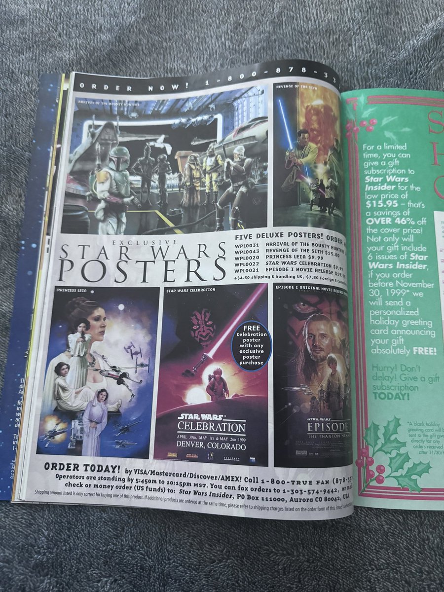 Going through @SW_Insider issue 46 from 1999 and it’s fun seeing these old advertisements