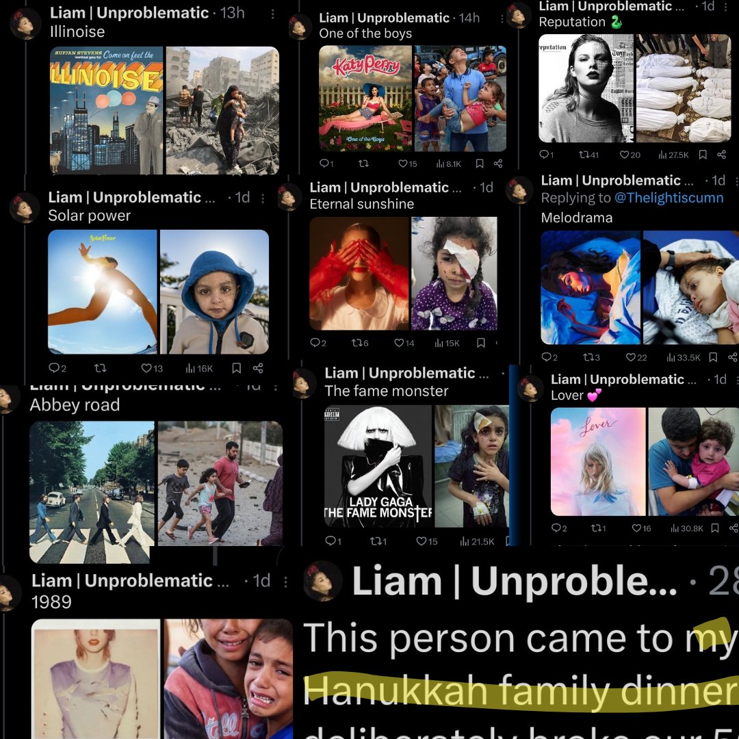 Here we can see a glimpse of how Jews feel about us. Jews on X are collecting images of the children they have killed and posting them next to 'album covers' for their personal pleasure and amusement. They are really having a blast celebrating the deaths of our children. 

As the…