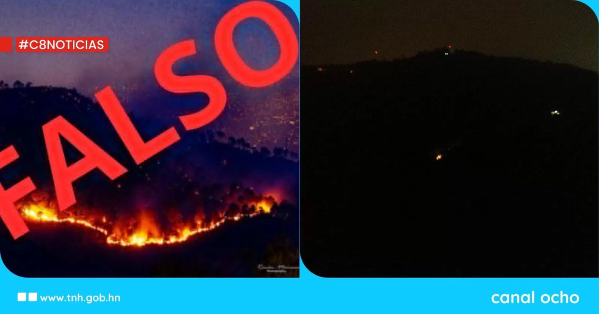 #Canal8 || 🔥🔴El Instituto de Conservación Forestal (@ICFHonduras), mediante su cuenta oficial de 'X', desmintió que exista un incendio activo en el sector de Los Pitos, Santa Lucía, Francisco Morazán. 🔗𝙇𝙚𝙚 𝙡𝙖 𝙣𝙤𝙩𝙖 𝙘𝙤𝙢𝙥𝙡𝙚𝙩𝙖 𝙖𝙦𝙪𝙞́: tnh.gob.hn/nacional/icf-d……