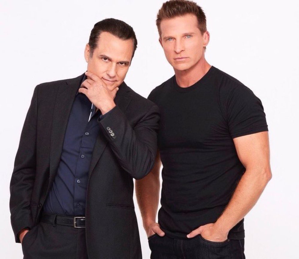 Love watching @MauriceBenard and #steveburton off chemistry of long time best friends in real life. But as right now #sonnycorinthos & #jasonmorgan need save their friendships so important both of them. Maurice & Steve doing fantastic jobs on their characters. Great job 👏 👏👍👍